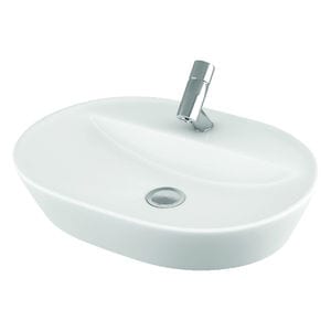 Lavoar Celesta Vista, 60 x 45 x 11.5 cm, montaj pe blat, ceramica, alb