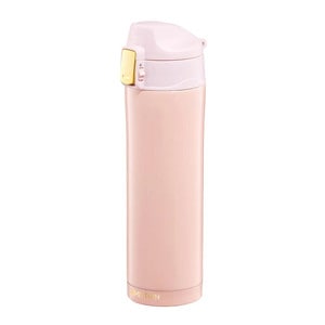 Cana termos cu buton de siguranta AMBITION Royal, 420ml, roz