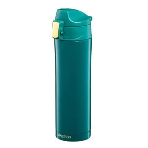 Cana termos cu buton de siguranta AMBITION Royal, 420ml, verde