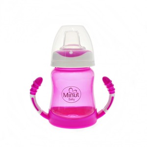 Cana anticurgere cu manere si cioc silicon, 210 ml, 6+ ROZ