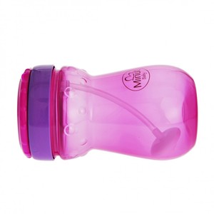 Cana anticurgere Minut Baby cu pai mobil, 360 ml, 6+ ROZ