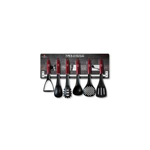Set ustensile de bucatarie 7 piese Burgundy Metallic Line BerlingerHaus BH 6325