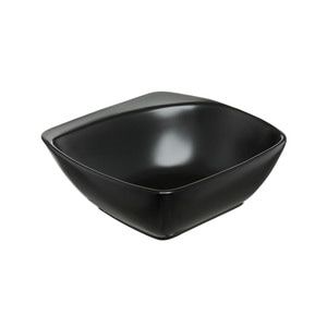 Bol portelan 12.5x12.5cm, negru, AMBITION Salsa