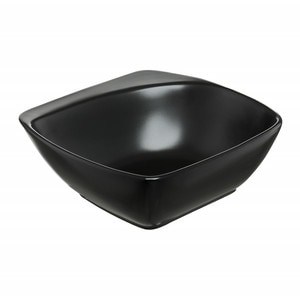 Bol portelan 22x22cm, negru, AMBITION Salsa