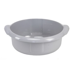 Bol plastic cu maner 26cm, gri, DOMOTTI Sara