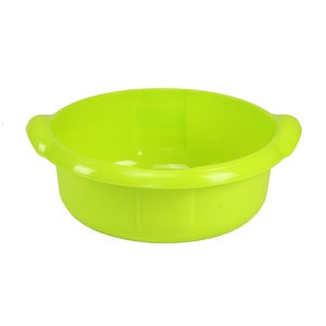 Bol plastic cu maner 36cm, verde, DOMOTTI Sara