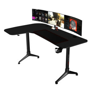 Birou gaming Arka Evolution Z19, pe colt 160 x 100 x 60 cm Profesional pentru 3 monitoare, suprafata black carbon