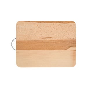 Tocator din lemn cu maner metalic 31x24cm, DOMOTTI Woody
