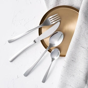 Set tacamuri inox, 24 piese, 6 persoane, AMBITION Saragossa