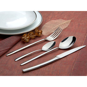 Set tacamuri inox, 24 piese, 6 persoane, AMBITION Sevilla