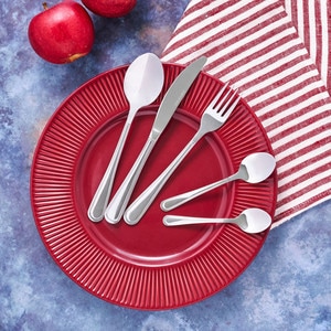 Set tacamuri inox, 24 piese, 6 persoane, AMBITION Verona