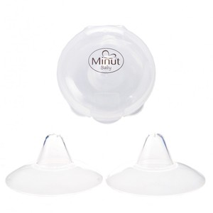 Protectii silicon Minut Baby pentru mamelon, 2 buc /cutie