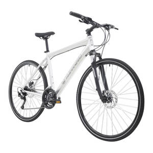 Bicicleta Cross Bike, pentru barbati, X Fact, 22 inch, Alb, 22