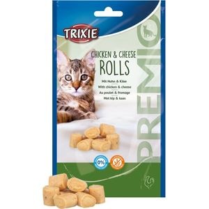Recompense Pentru Pisici, Trixie Premio Rulouri Cu Pui Si Cascaval, 50 g, 42764
