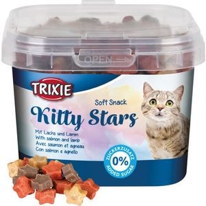 Recompense Pentru Pisici, Trixie Soft Snack Kitty Star Cu Somon Si Miel, 140 g, 42733