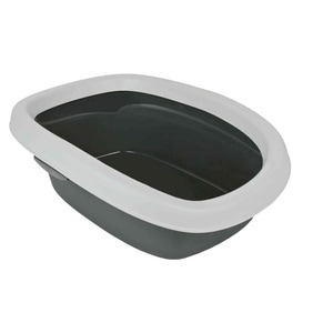 Litiera Pentru Pisici, Trixie Carlo 1, Cu Rama, 31x14x43 cm Gri 40111