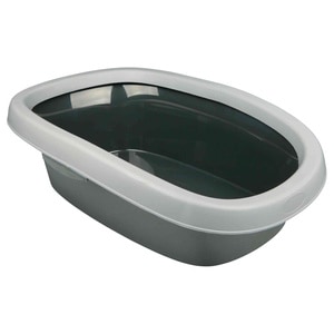 Litiera Pentru Pisici, Trixie Carlo 2, Cu Rama, 38x17x58 cm Gri 40121