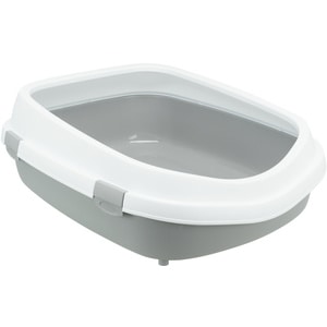 Litiera Pentru Pisici, Trixie Primo XXL Cu Rama, 56 x 25 x 71 cm, Gri/Alb,  40174