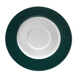 Farfurioara suport ceasca AMBITION Aura Green 15.5cm, portelan
