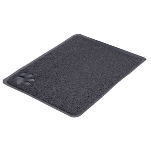 Covoras Pentru Litiera, Trixie Dreptunghiular, PVC, Antracit, 37x45 cm,  40381