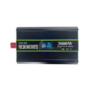 Invertor sinus pur Solid Volt 3000W/6000W, unda pura, 12V, cu telecomanda wireless, auto, panouri solare, rulote, autorulote, cabane