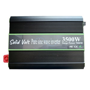 Invertor sinus pur Solid Volt, 3500W putere continua cu 7000W putere de varf, unda pura, 12V, auto, panouri solare, rulote, autorulote, cabane, cu telecomanda wireless