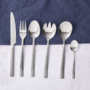 Set tacamuri inox, 50 piese, 12 persoane, ambalate in cutie cadou, AMBITION Prato