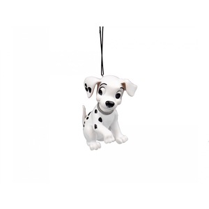 Ornament brad 3D Dalmatian, Disney, rasina, alb - 101 Dalmatieni