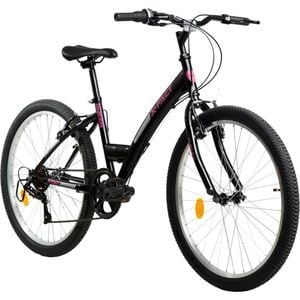 Bicicleta pentru copii, X Fact, MTB Queen, 24 inch, Negru