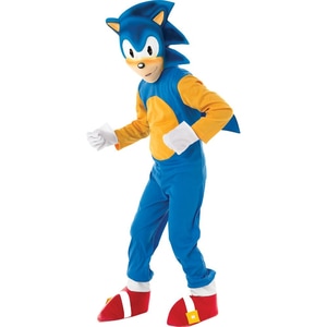 Costum Sonic pentru baiat 3-4 ani 98 - 104 cm