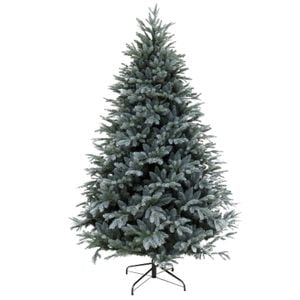 Brad artificial cu aspect inghetat Frosted Mulberry, PE, 243 cm