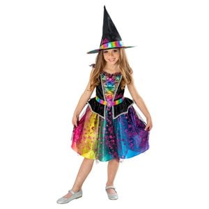 Costum Barbie vrajitoare pentru fete 7-8 ani 122-128 cm