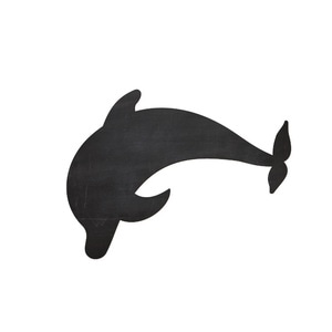Tabla Scolara sub Forma de Autocolant pentru Scris cu Creta, Delfin, 84 x 52 cm