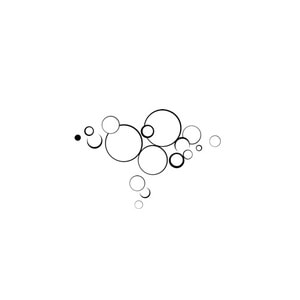 Sticker decorativ Bule, 174 x 120 cm, negru
