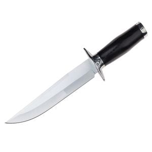 Cutit de vanatoare IdeallStore, Truthful Blade, 32.5 cm, negru, teaca inclusa