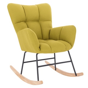Fotoliu balansoar DacEnergy, textil, 58 x 89 x 96 cm, fistic