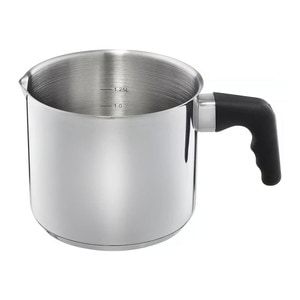 Oala inox pentru lapte AMBITION Vikos, 12cm, 1.35l