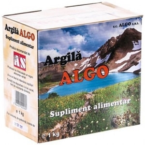 Argila pulbere, 1 kg, Algo