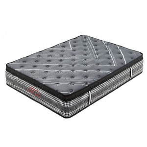 Saltea ortopedica MarketMob Wolke Pocket Spring Latex 180x200x25 cm, cu arcuri individuale, latex de 2 cm si spuma confort 2 cm, fermitate medie