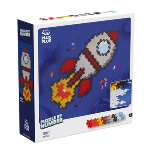 Nd17_Zb-154325 Plus Plus Puzzle Dupa Numar Rocket 500 Bucati 3930