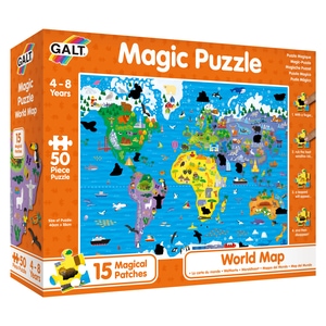 Puzzle Galt 50 Piese, Harta Lumii, 1005464