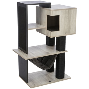 Ansamblu De Joaca, Pentru Pisici, Trixie CityStyle, 58x38x98 cm, Gri/Negru, 44724 
