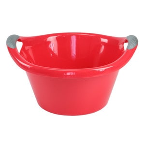 Lighean din plastic cu manere 10L, rosu, JOTTA Kaja