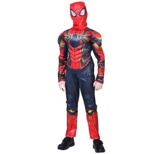 Set costum Iron Spiderman IdeallStore, New Attitude, 6 ani, rosu