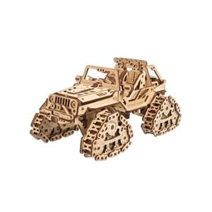 Puzzle 3D din lemn, Ugears, Tracked Off-Road Vehicle, 423 piese