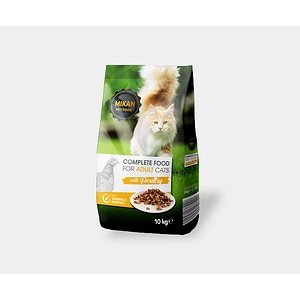 Hrana uscata pentru pisici MIKAN Adult, pui, 10 Kg