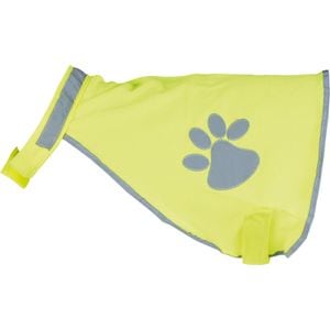 Vesta De Siguranta Pentru Caini, Trixie, L, 42 cm, Galben Neon, 30083