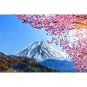 Fototapet autocolant - Zapada pe muntele Fuji - 360x240 cm