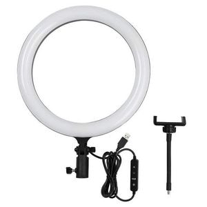 Lampa Circulara SIKS 12 Inch cu Telecomanda pe Fir 162 de LED-uri, Conexiune USB