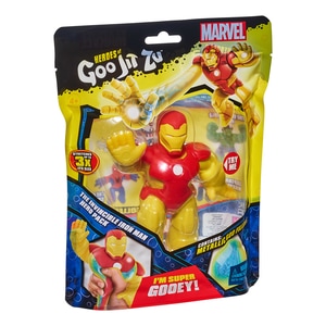 Figurina Goo Jit Zu Marvel The Invincible Iron Man 12 cm, Goj 41367-41370